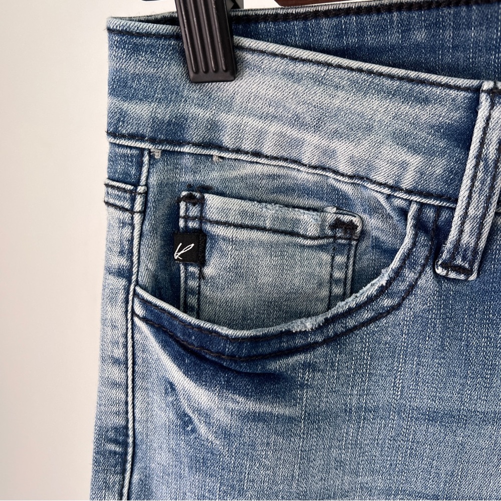 KanCan Blue Slim Jeans with Tapered Leg - Picture 2 of 6